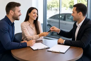 Profissional administrando a documentação necessária para a transferência de veículo.
